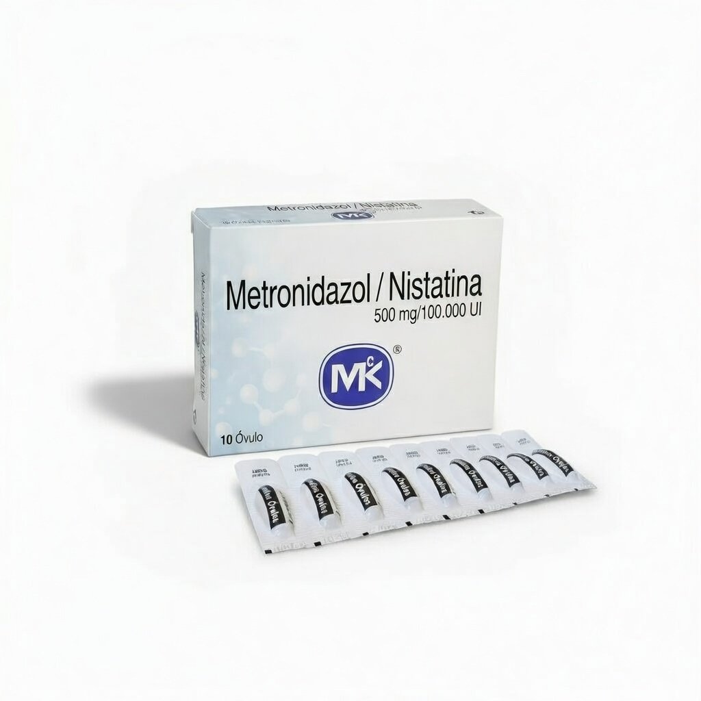 Metronidazol + Nistatina (óvulos)